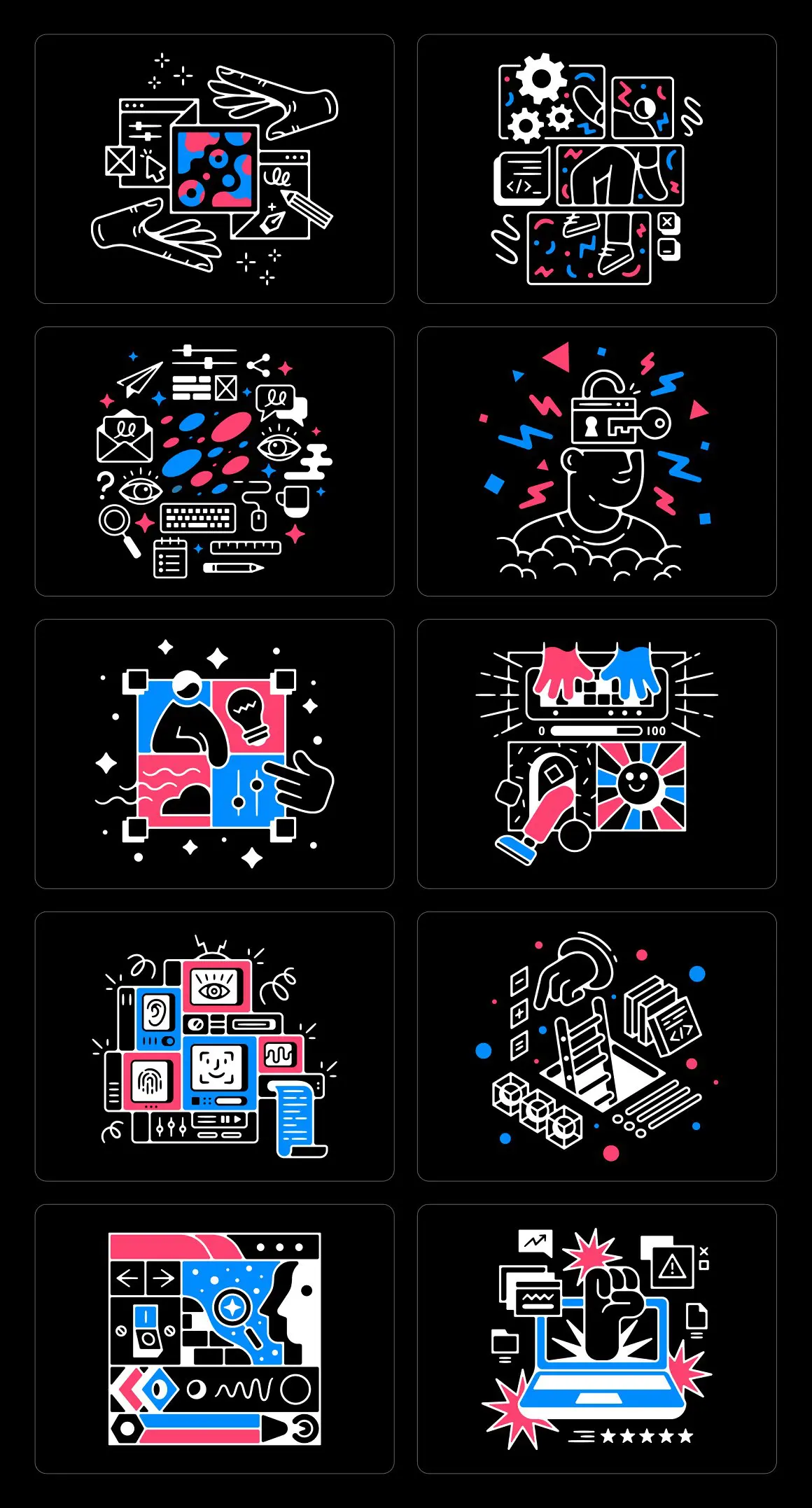 UX/UI Illustrations