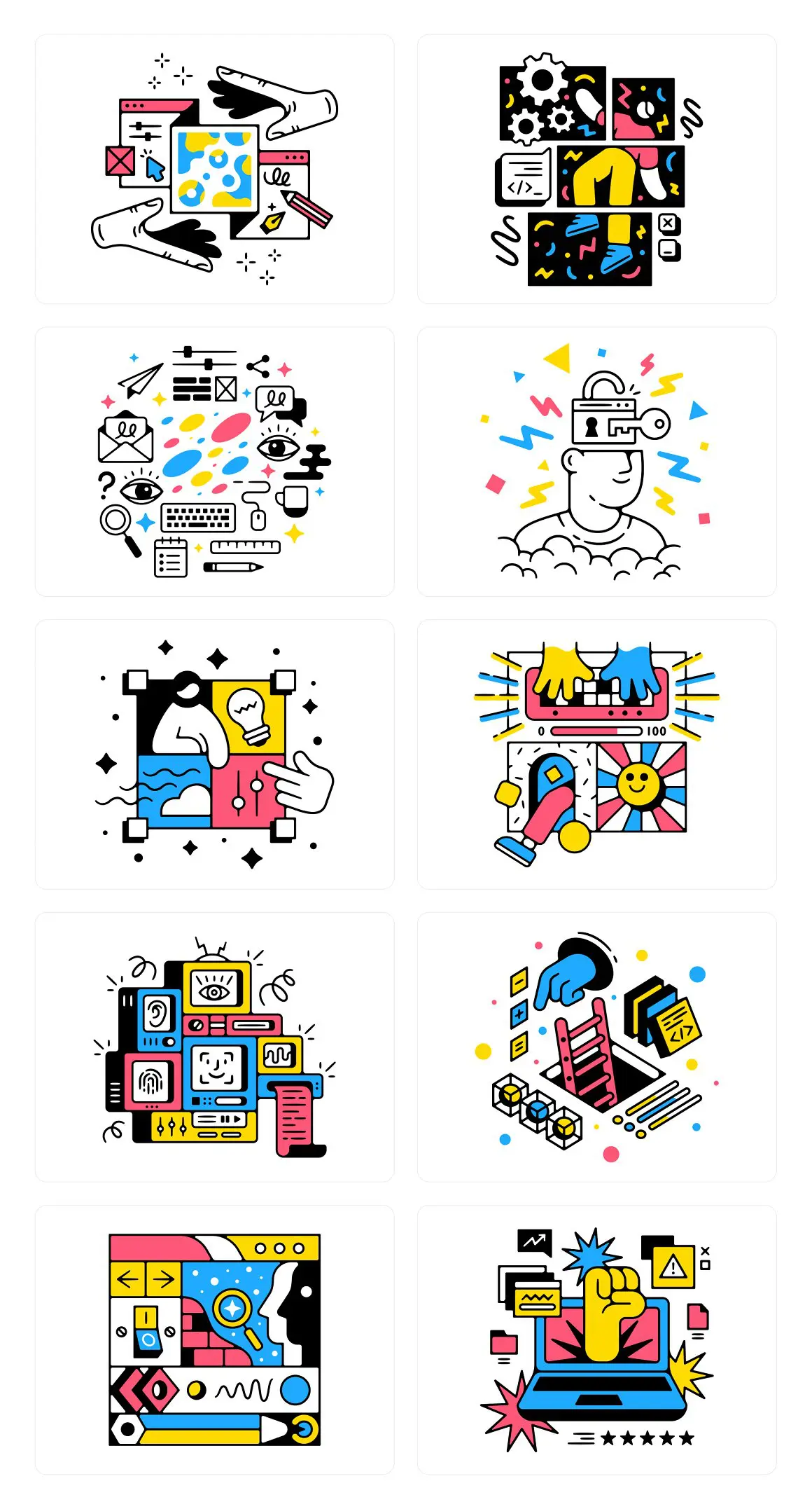 UX/UI Illustrations