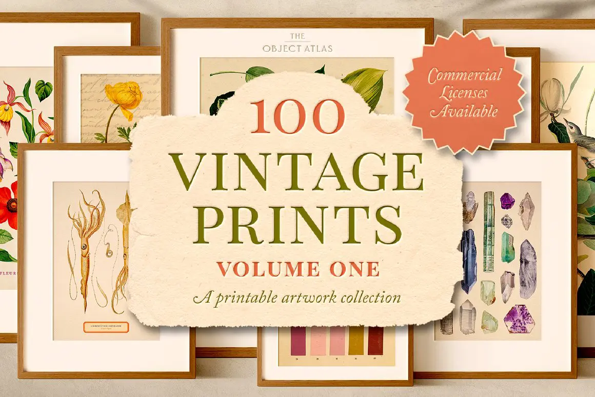 Vintage Art Prints Vol. 1