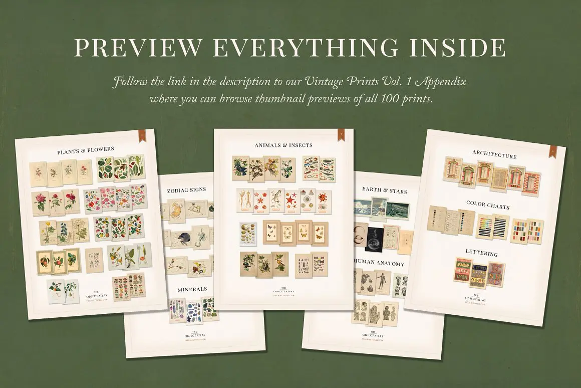 Vintage Art Prints Vol. 1