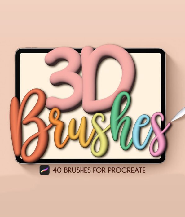 3D Procreate Brushes