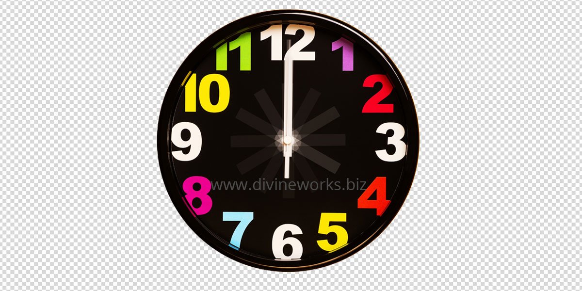 Clock without Background