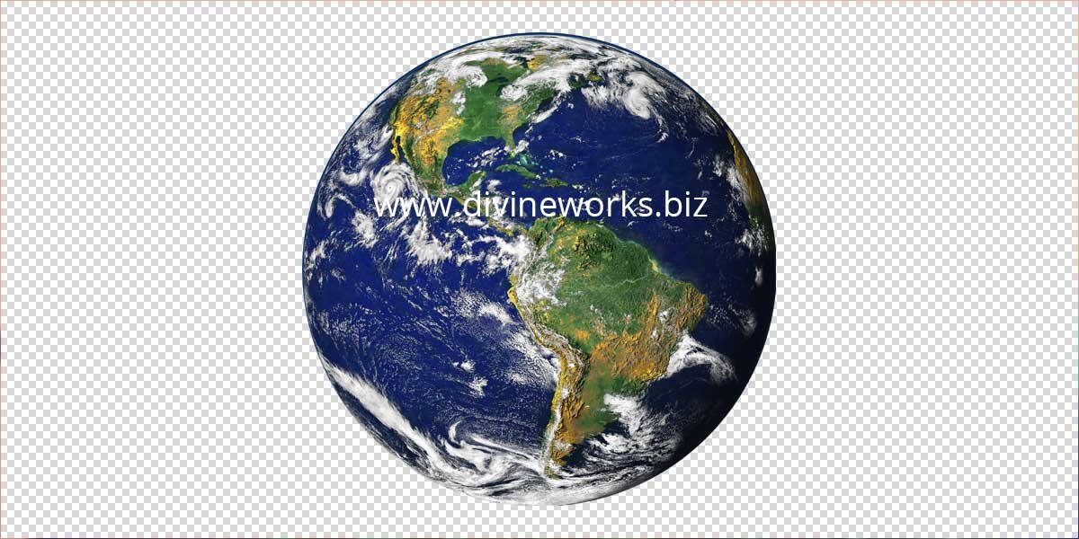 Earth Globe Transparent Background