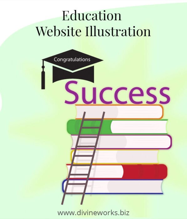 Education Website Illustration