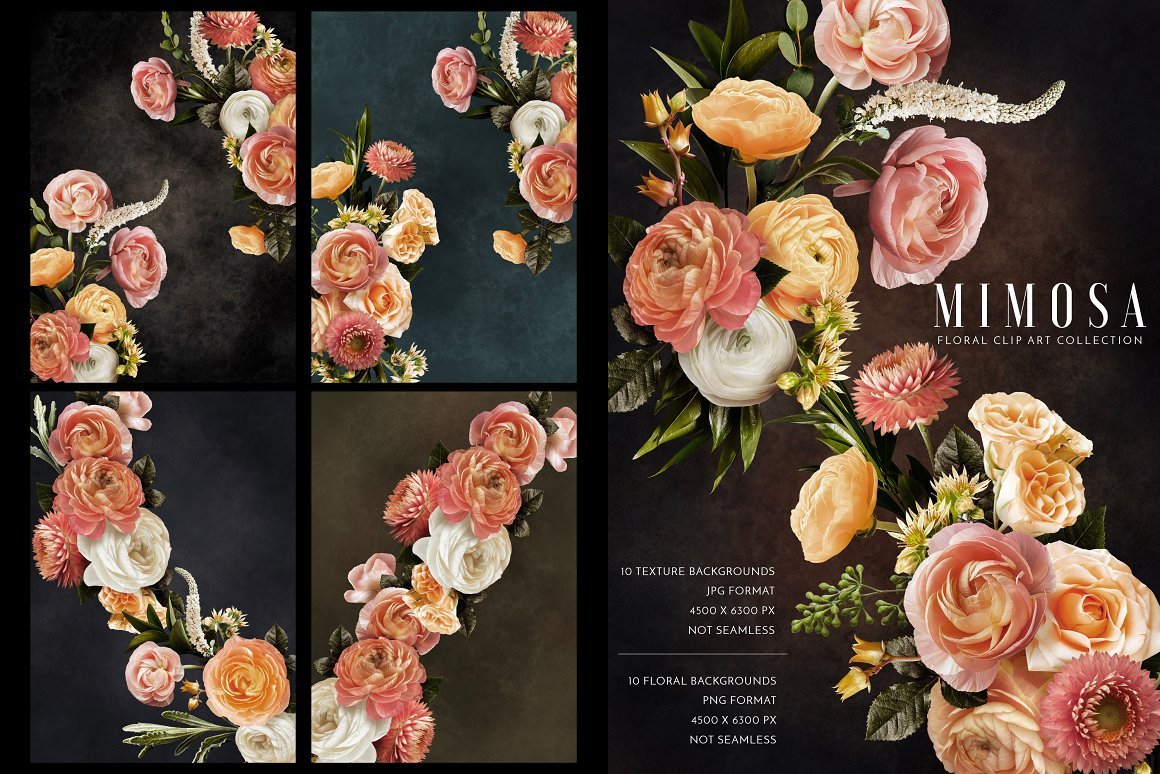 Floral Art Collection - Mimosa