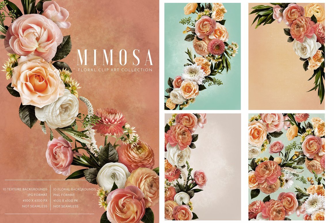 Floral Art Collection - Mimosa