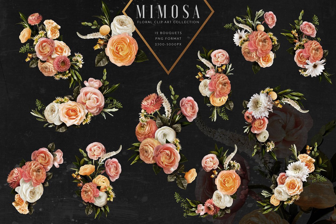 Floral Art Collection - Mimosa