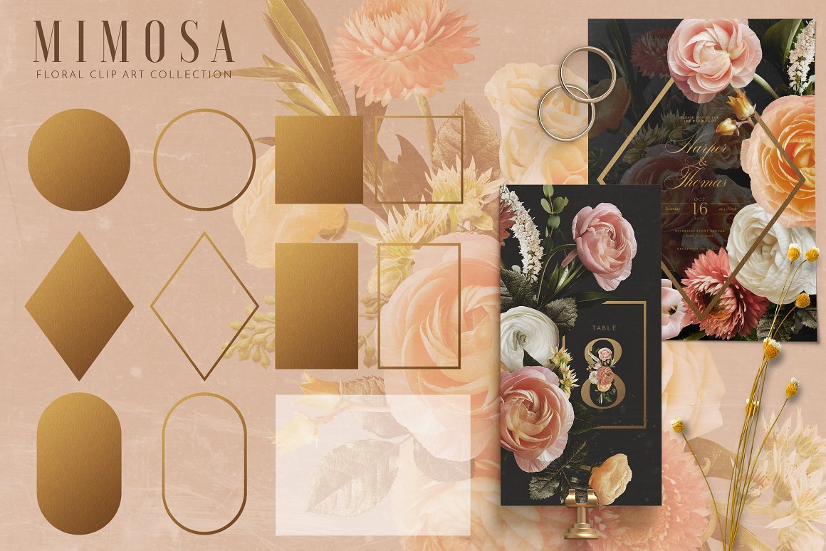 Floral Art Collection - Mimosa