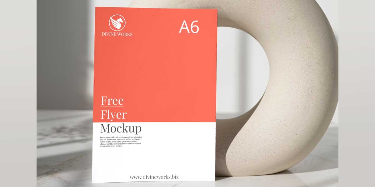 Flyer Mockup PSD free Download