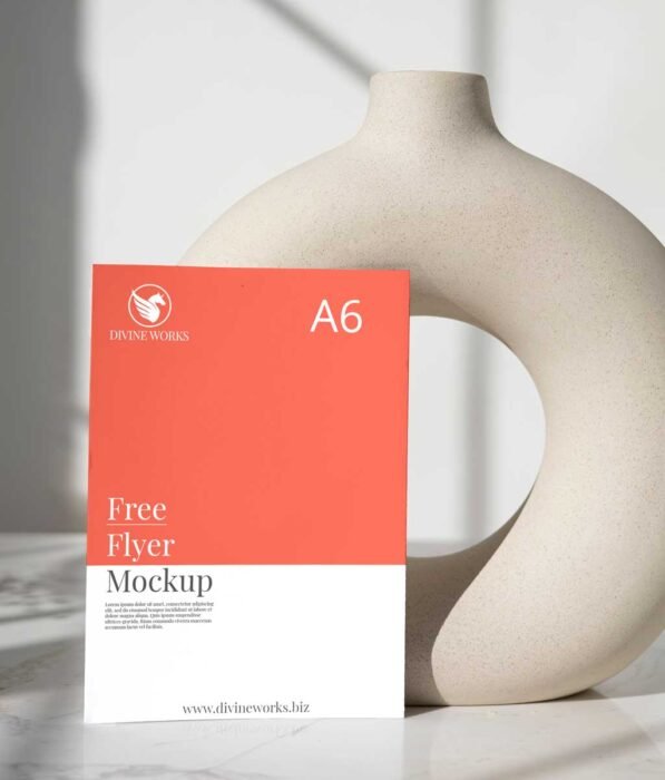 Flyer Mockup PSD free Download