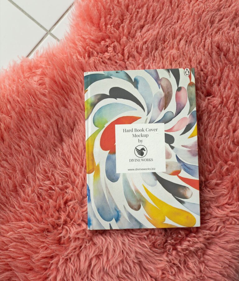 Free Hard Book Cover Mockup Download