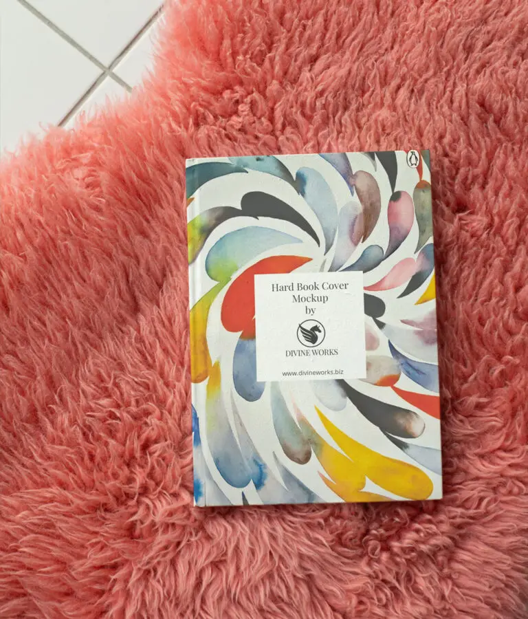 Free Hard Book Cover Mockup Download