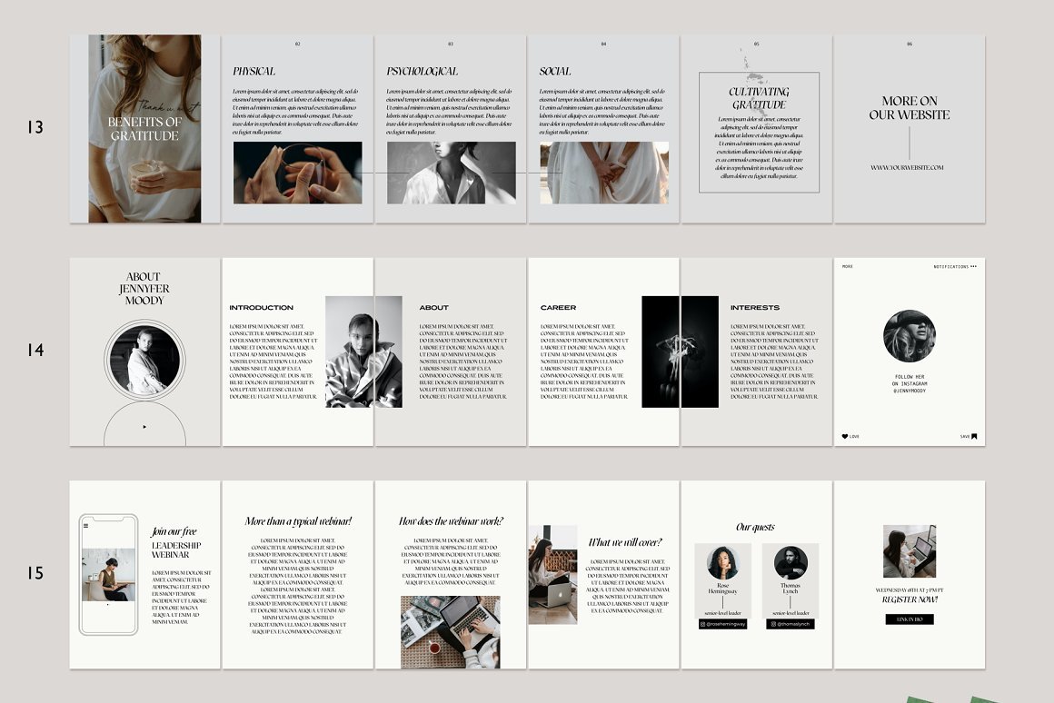 Instagram Carousel kit and Quotes