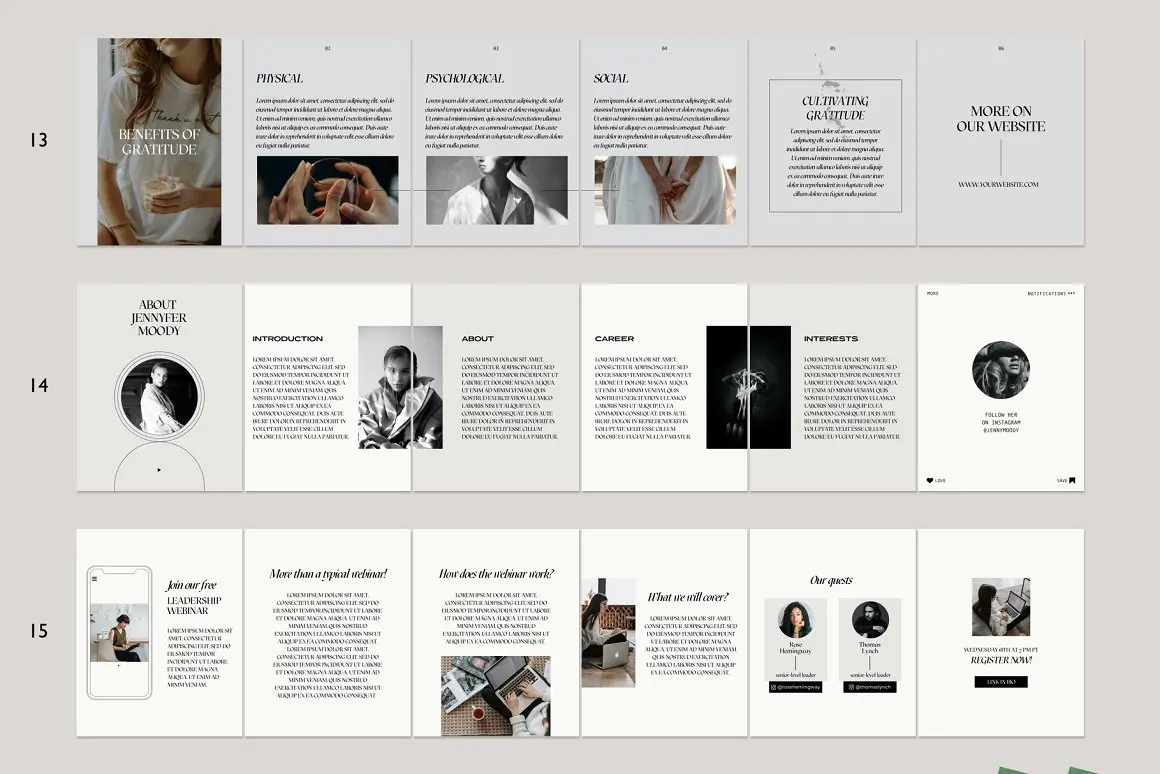 Instagram Carousel kit and Quotes