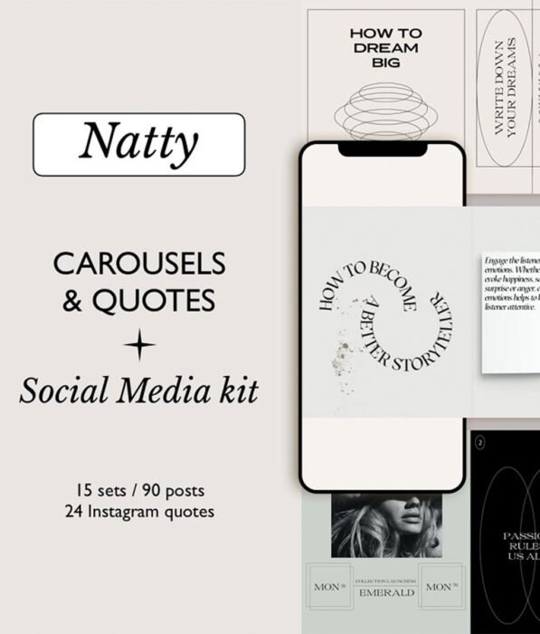 Instagram Carousel kit and Quotes