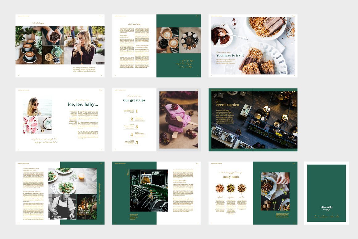 Magazine / CANVA, INDD / Ellen