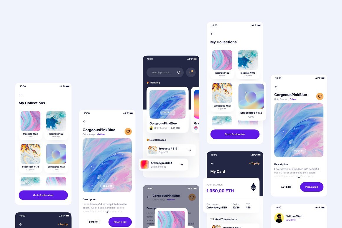 NFTzy, NFT - Marketplace UI Kit