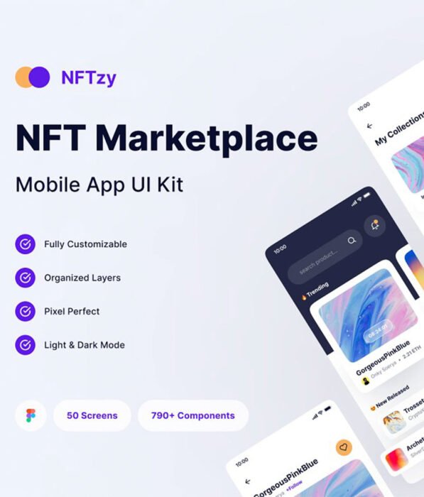 NFTzy, NFT - Marketplace UI Kit