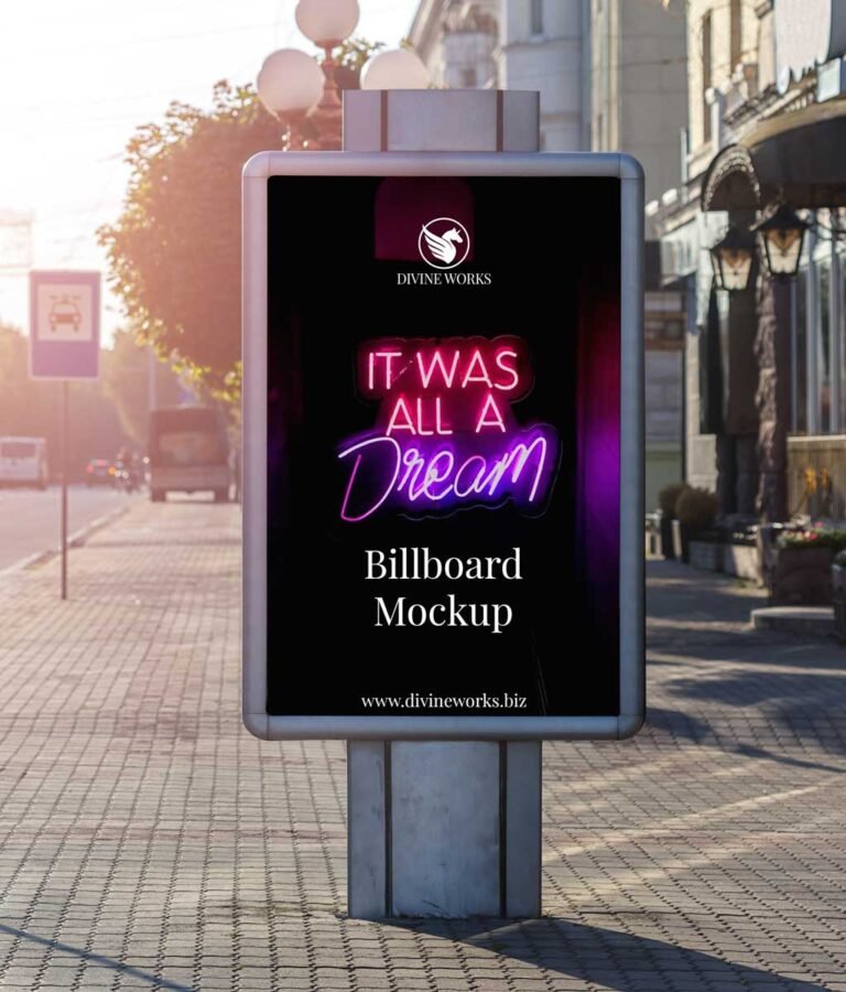 Outdoor Billboard Mockup