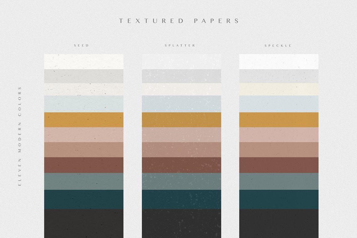 Paper Textures in Modern Colors