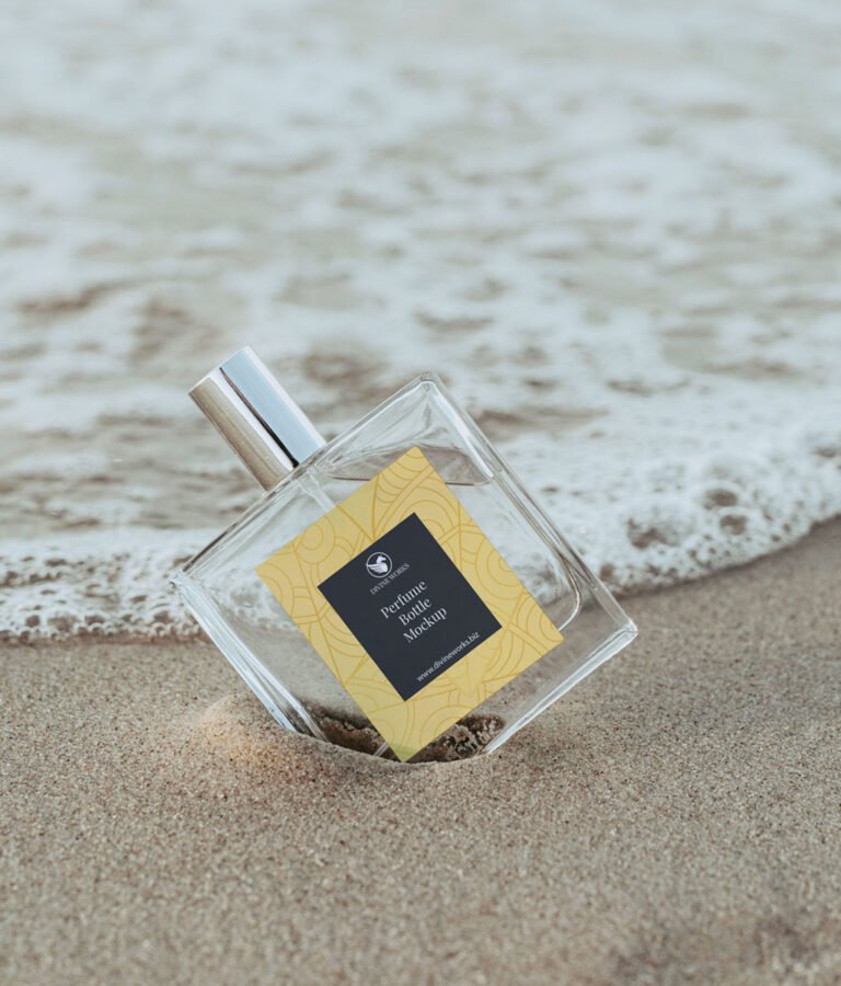 Perfume Bottle Mockup PSD Free Download