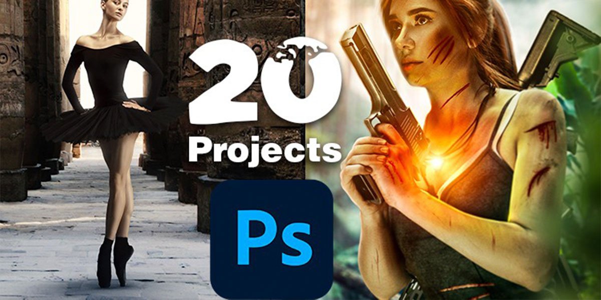 Photoshop Masterclass - 20 Compositing Projects