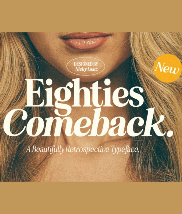 Eighties Comeback Serif (70 fonts)
