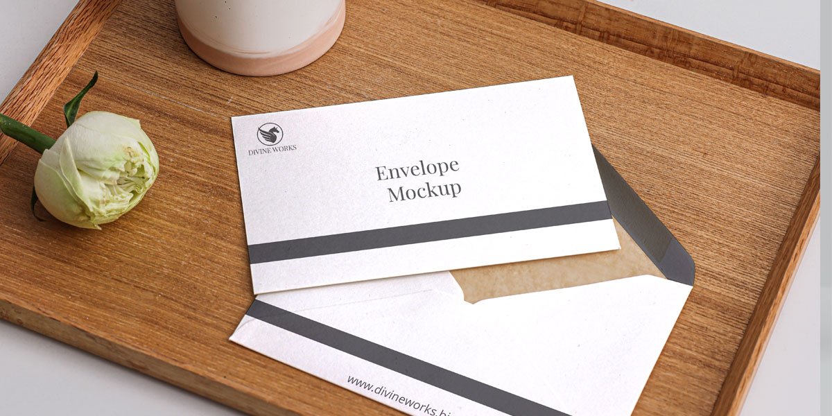 Envelope Mockup PSD free Download
