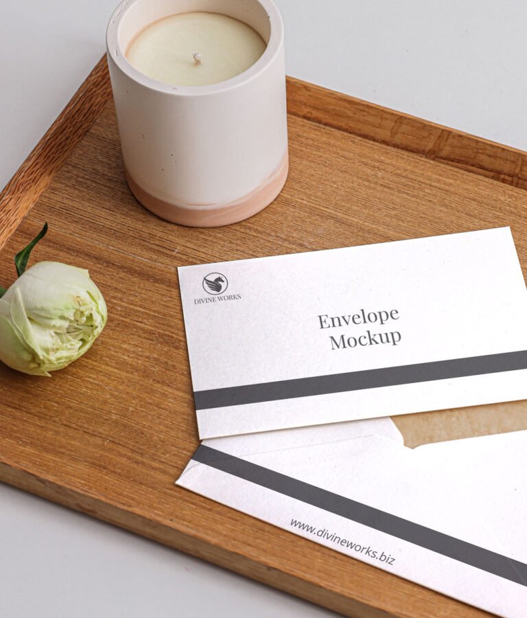 Envelope Mockup PSD free Download