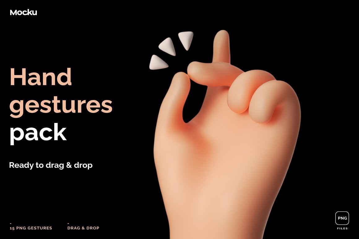 Hand gestures pack