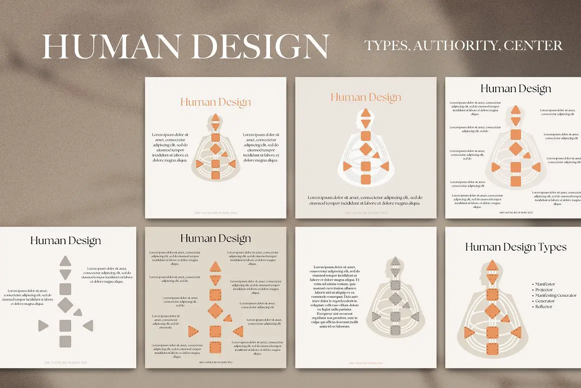 Human Design Instagram Template