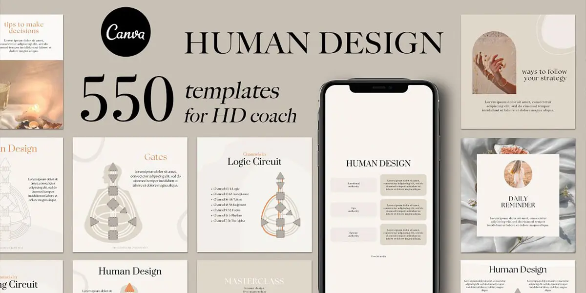 Human Design Instagram Template