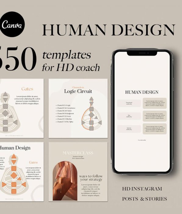 Human Design Instagram Template