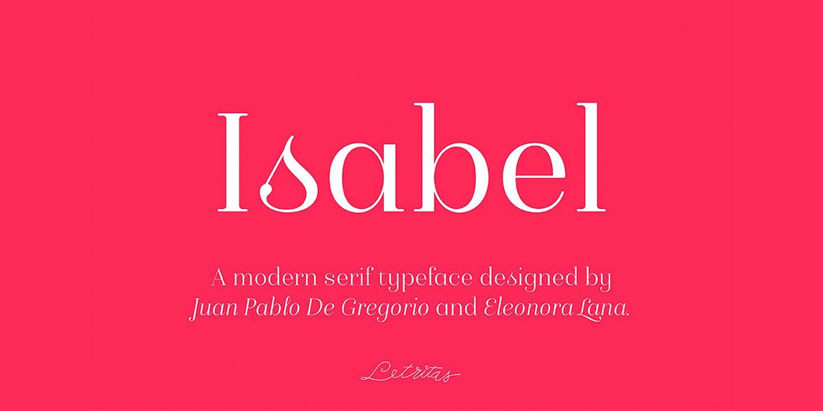 Isabel font