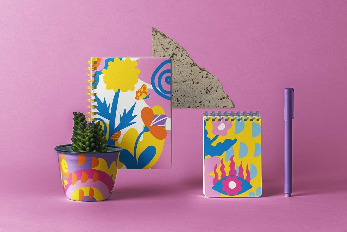 Naive meadow - Vector elements