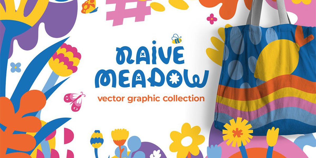 Naive meadow - Vector elements
