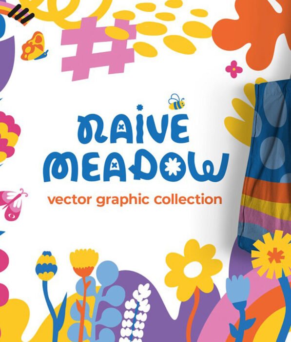 Naive meadow - Vector elements