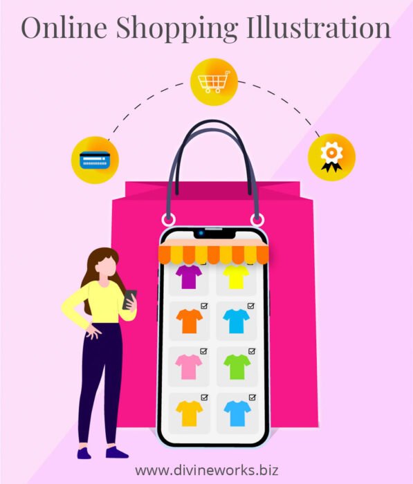 Online Shopping Illustration