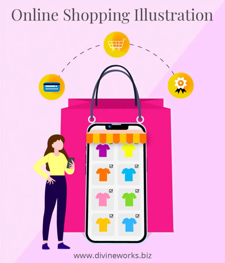 Online Shopping Illustration