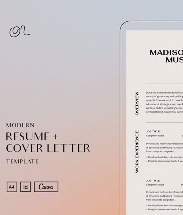 Resume and Cover Letter Template