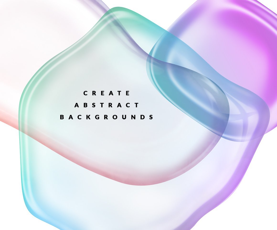 Retro Gradient bg's & Liquid Elements