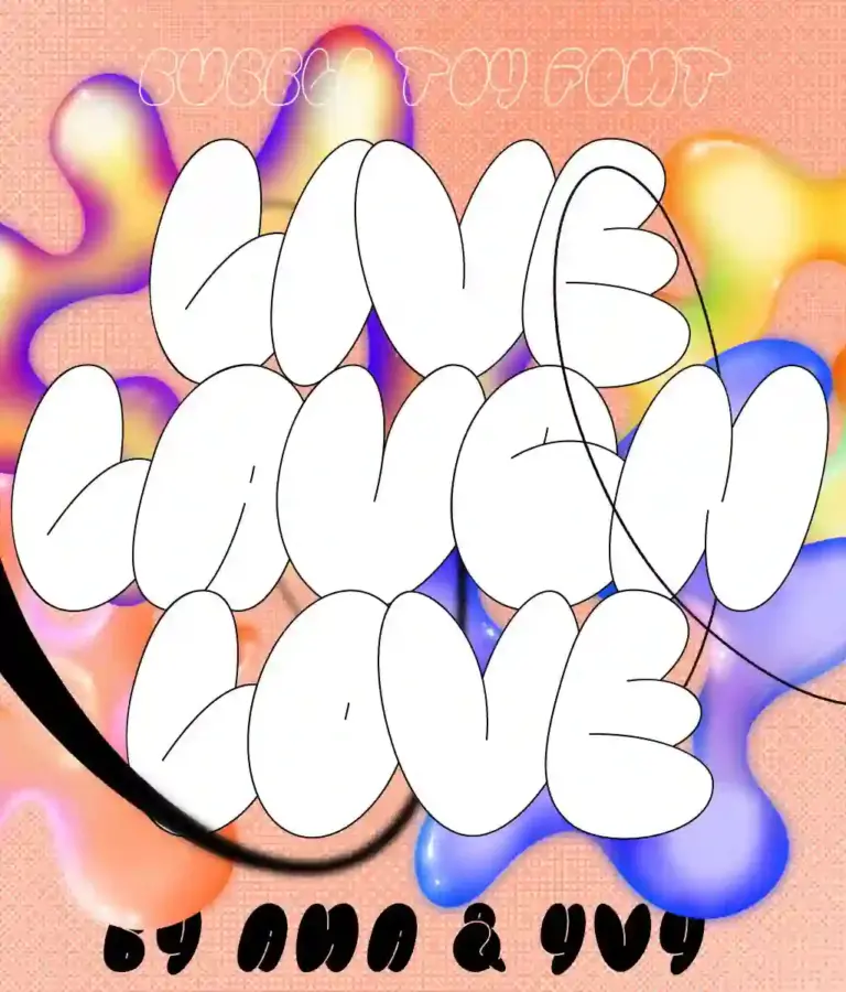 Bubble Toy Retro Graffiti Font