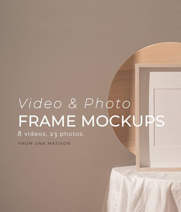 Video&Photo Frame mockups