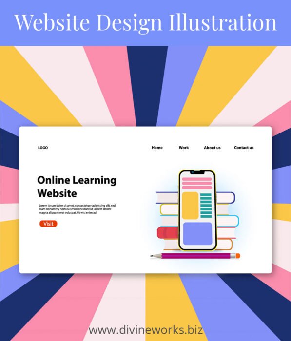 Vector Website Design Template