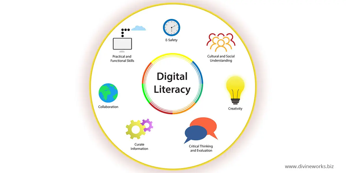 Digital Literacy Illustration