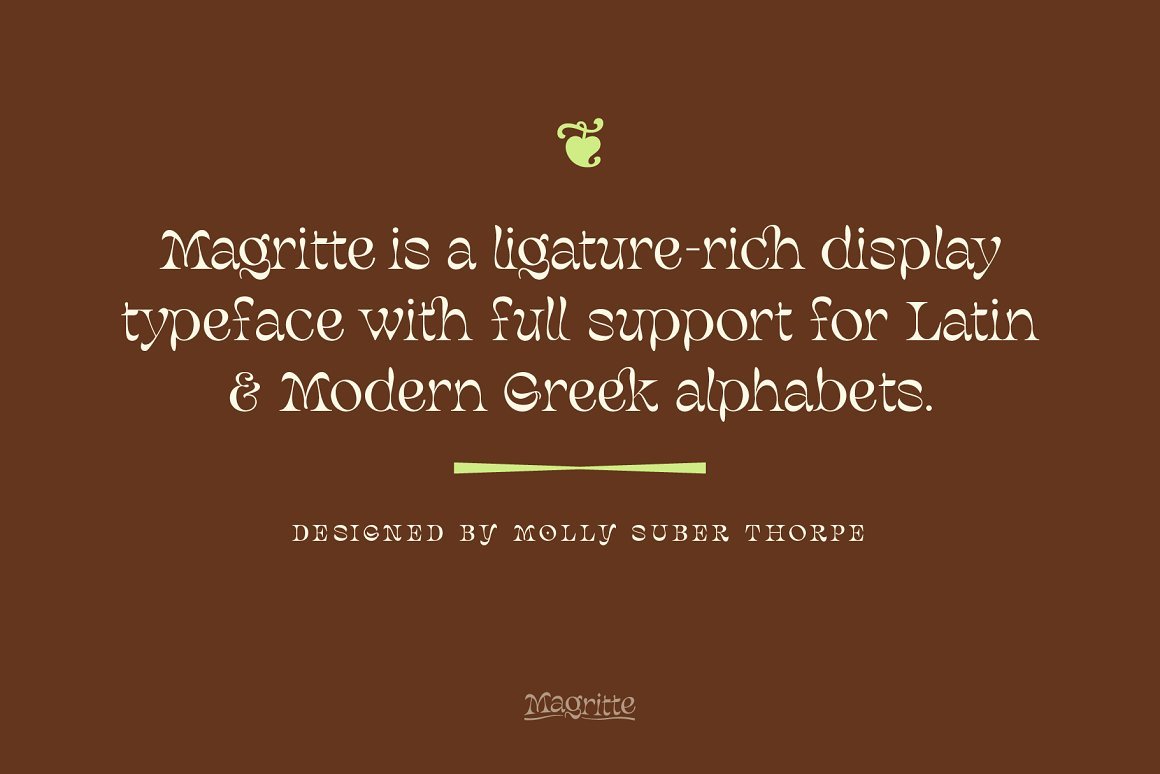 Magritte Surrealist Serif Font