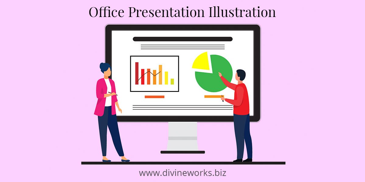 Office Presentation Illustration