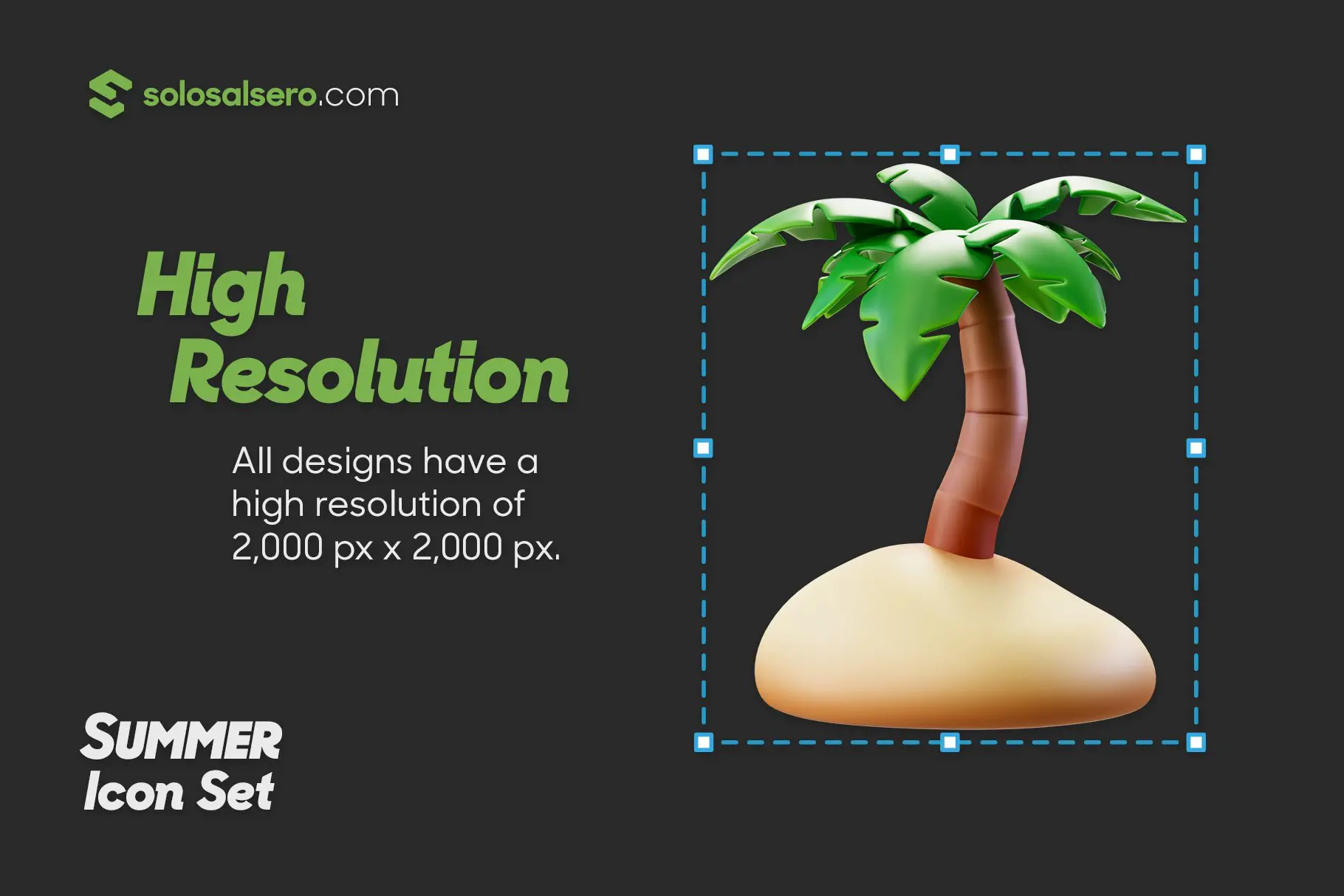 Summer 3D Icon Set