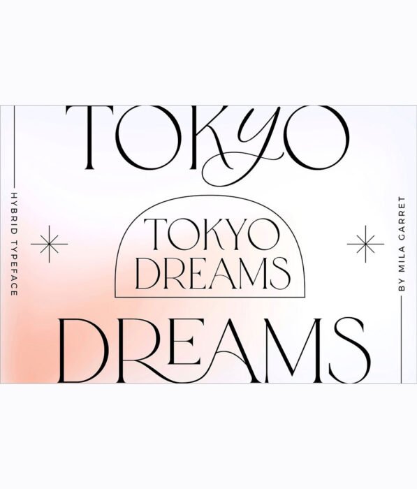 Tokyo Dreams Display Ligature Serif