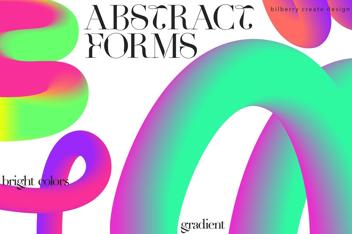 3D Gradient Shapes